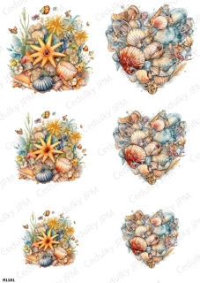 Rýžový a Soft papír A4 pro decoupage- R01181