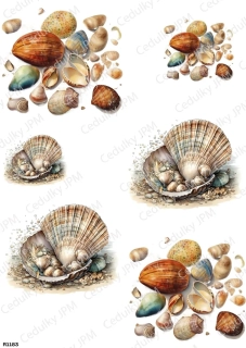 Rýžový a Soft papír A4 pro decoupage- R01183