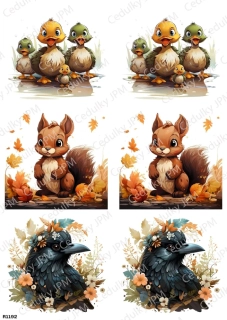 Rýžový a Soft  papír  A4 pro decoupage- R01192