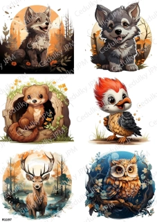 Rýžový a Soft  papír  A4 pro decoupage- R01197