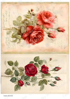 Rýžový a Soft  papír  A4 pro decoupage- R01202