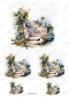Rýžový a Soft  papír  A4 pro decoupage- R01205