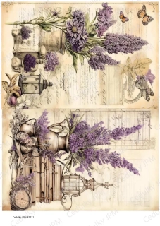 Rýžový a Soft  papír  A4 pro decoupage- R01211