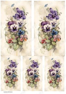 Rýžový a Soft  papír  A4 pro decoupage- R01212