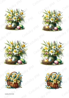 Rýžový a Soft  papír  A4 pro decoupage- R01216