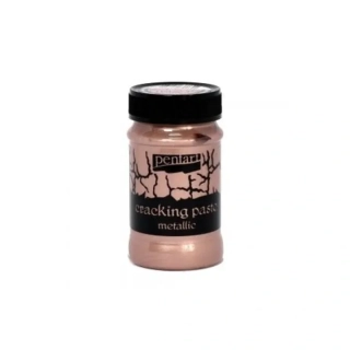 Praskající pasta metallic Pentart 100 ml- Růžové zlato