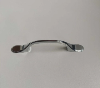 Kovová úchytka - štříbrná - 7,6cm 