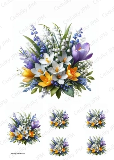 Rýžový a Soft  papír  A4 pro decoupage- R01221