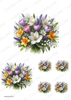 Rýžový a Soft  papír  A4 pro decoupage- R01222
