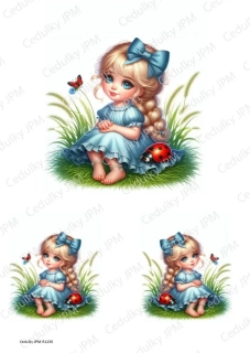 Rýžový a Soft  papír  A4 pro decoupage- R01230
