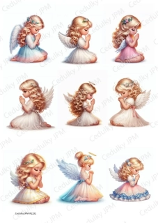 Rýžový a Soft  papír  A4 pro decoupage- R01231