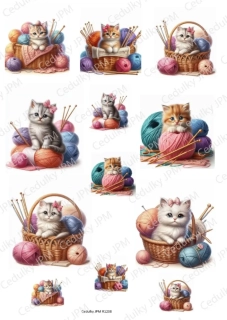 Rýžový a Soft  papír  A4 pro decoupage- R01238