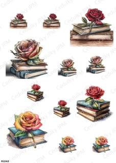 Rýžový a Soft  papír  A4 pro decoupage- R01243