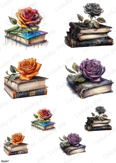 Rýžový a Soft  papír  A4 pro decoupage- R01247