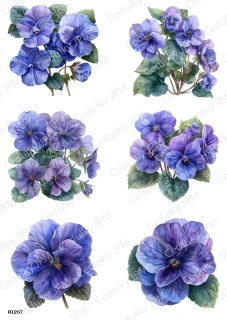 Rýžový a Soft  papír  A4 pro decoupage- R01267