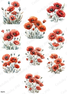 Rýžový a Soft  papír  A4 pro decoupage- R01271