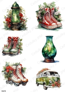 Rýžový a Soft  papír  A4 pro decoupage- R01276