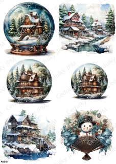 Rýžový a Soft  papír  A4 pro decoupage- R01287