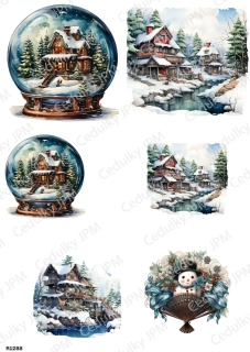 Rýžový a Soft  papír  A4 pro decoupage- R01288