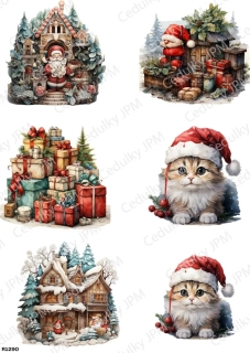 Rýžový a Soft  papír  A4 pro decoupage- R01290