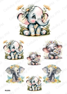 Rýžový a Soft  papír  A4 pro decoupage- R01291