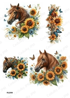 Rýžový a Soft  papír  A4 pro decoupage- R01299