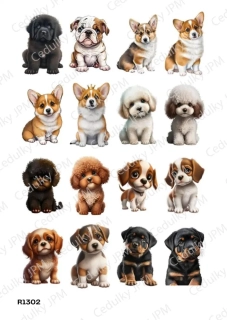 Rýžový a Soft  papír  A4 pro decoupage- R01302