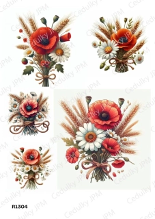 Rýžový a Soft  papír  A4 pro decoupage- R01304