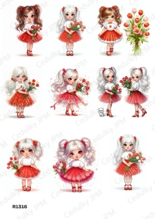 Rýžový a Soft  papír  A4 pro decoupage- R01316
