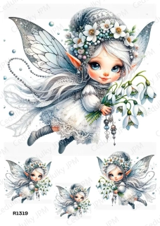 Rýžový a Soft  papír  A4 pro decoupage- R01319