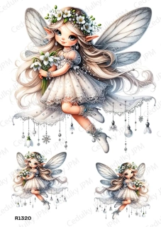 Rýžový a Soft  papír  A4 pro decoupage- R01320
