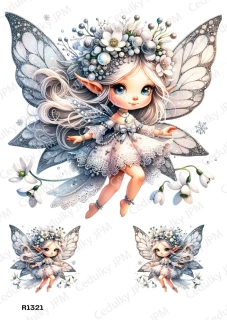 Rýžový a Soft  papír  A4 pro decoupage- R01321
