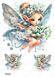 Rýžový a Soft  papír  A4 pro decoupage- R01322