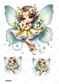 Rýžový a Soft  papír  A4 pro decoupage- R01324