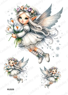 Rýžový a Soft  papír  A4 pro decoupage- R01325