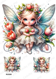 Rýžový a Soft  papír  A4 pro decoupage- R01326