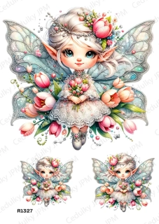 Rýžový a Soft  papír  A4 pro decoupage- R01327