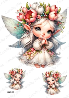 Rýžový a Soft  papír  A4 pro decoupage- R01328