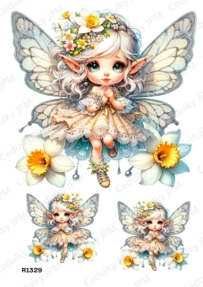Rýžový a Soft  papír  A4 pro decoupage- R01329