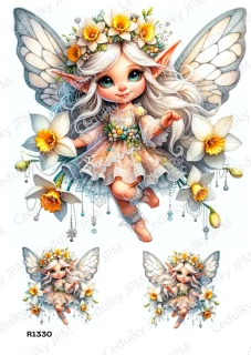 Rýžový a Soft  papír  A4 pro decoupage- R01330