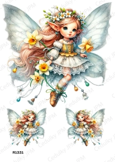 Rýžový a Soft  papír  A4 pro decoupage- R01331