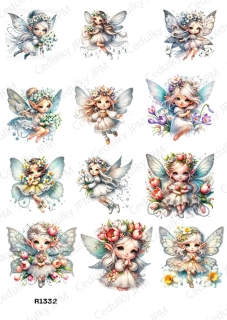 Rýžový a Soft  papír  A4 pro decoupage- R01332