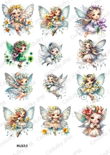 Rýžový a Soft  papír  A4 pro decoupage- R01333