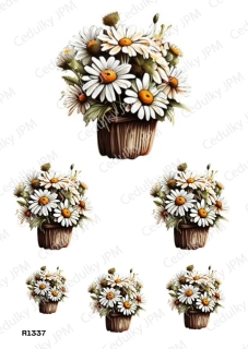 Rýžový a Soft  papír  A4 pro decoupage- R01337