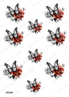 Rýžový a Soft  papír  A4 pro decoupage- R01340