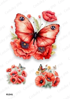 Rýžový a Soft  papír  A4 pro decoupage- R01341