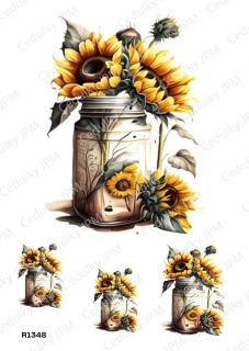Rýžový a Soft  papír  A4 pro decoupage- R01348