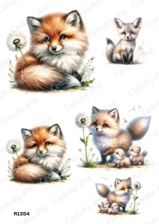 Rýžový a Soft  papír  A4 pro decoupage- R01354