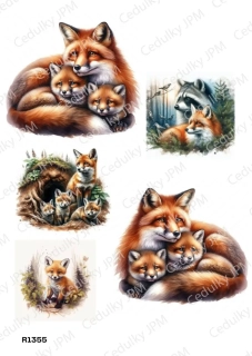 Rýžový a Soft  papír  A4 pro decoupage- R01355
