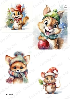 Rýžový a Soft  papír  A4 pro decoupage- R01356